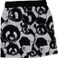 Panda Shorts - White On Black