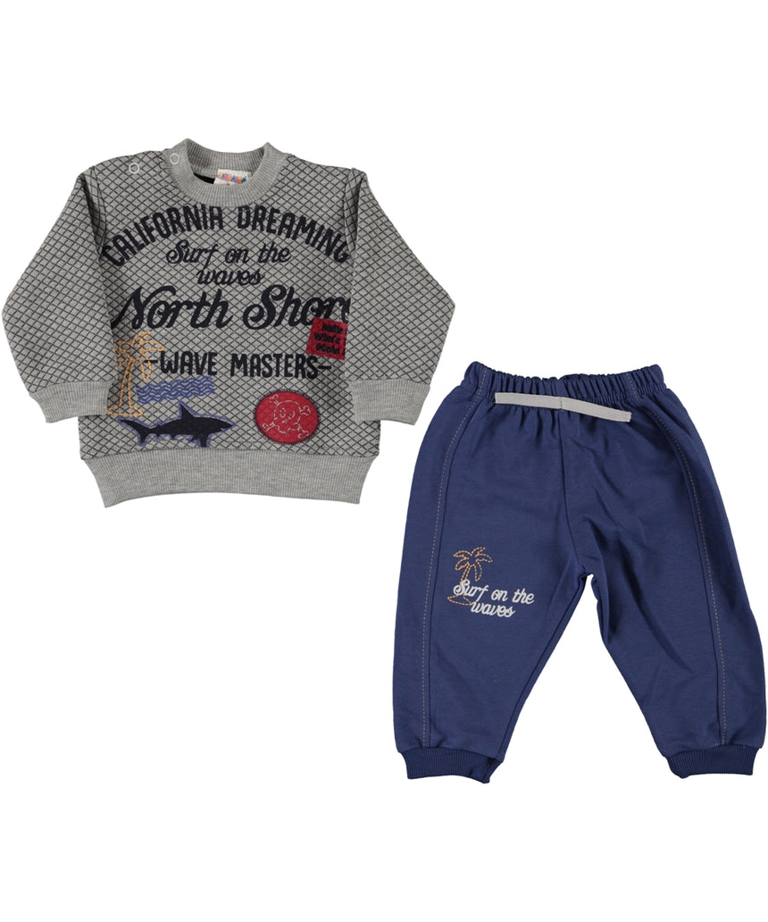 North Shore Baby Boy Jogging Suit - Blue