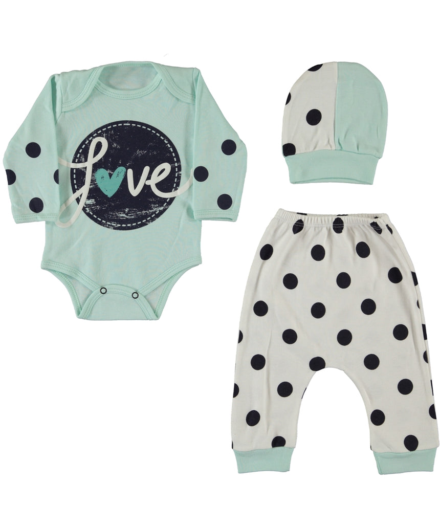 Polka Love Baby Girl Set