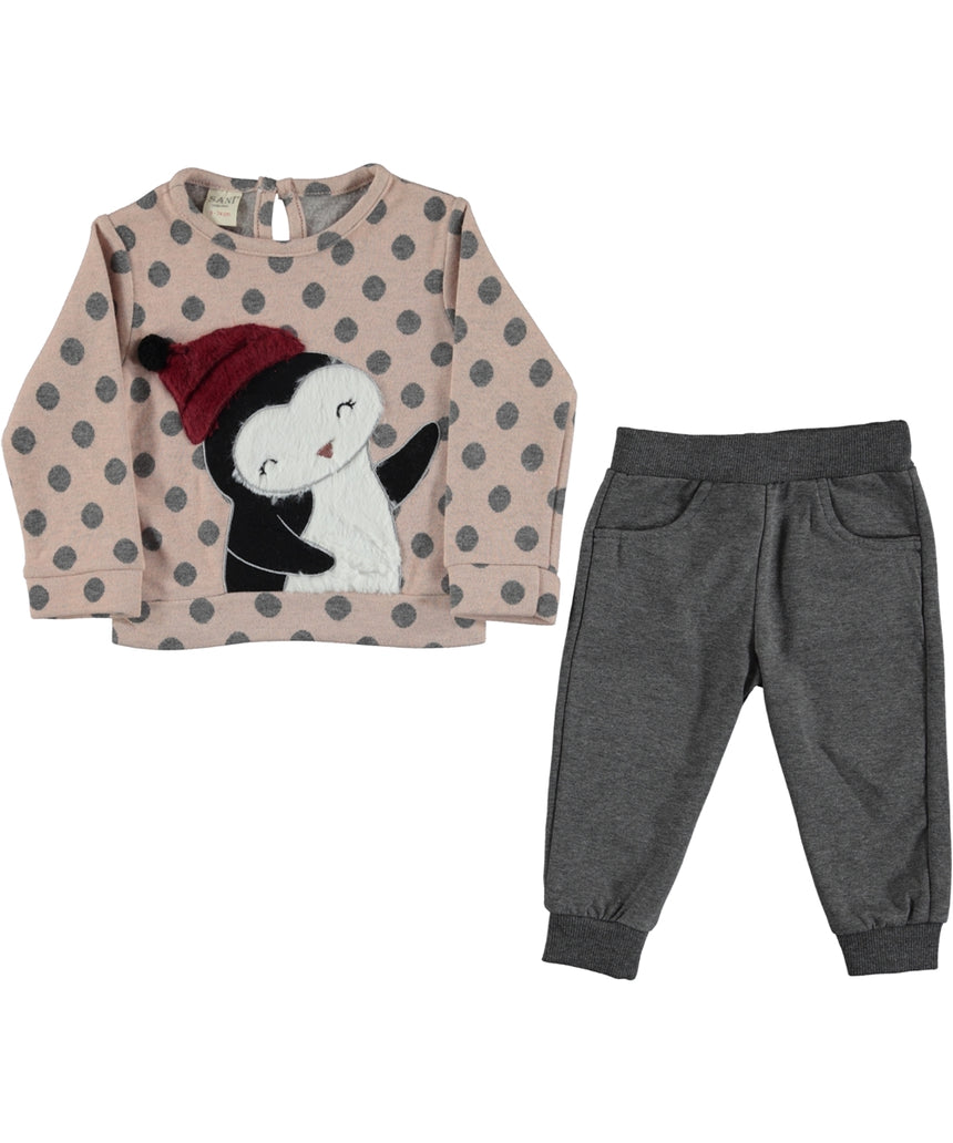 Warm Penguin Girl Set