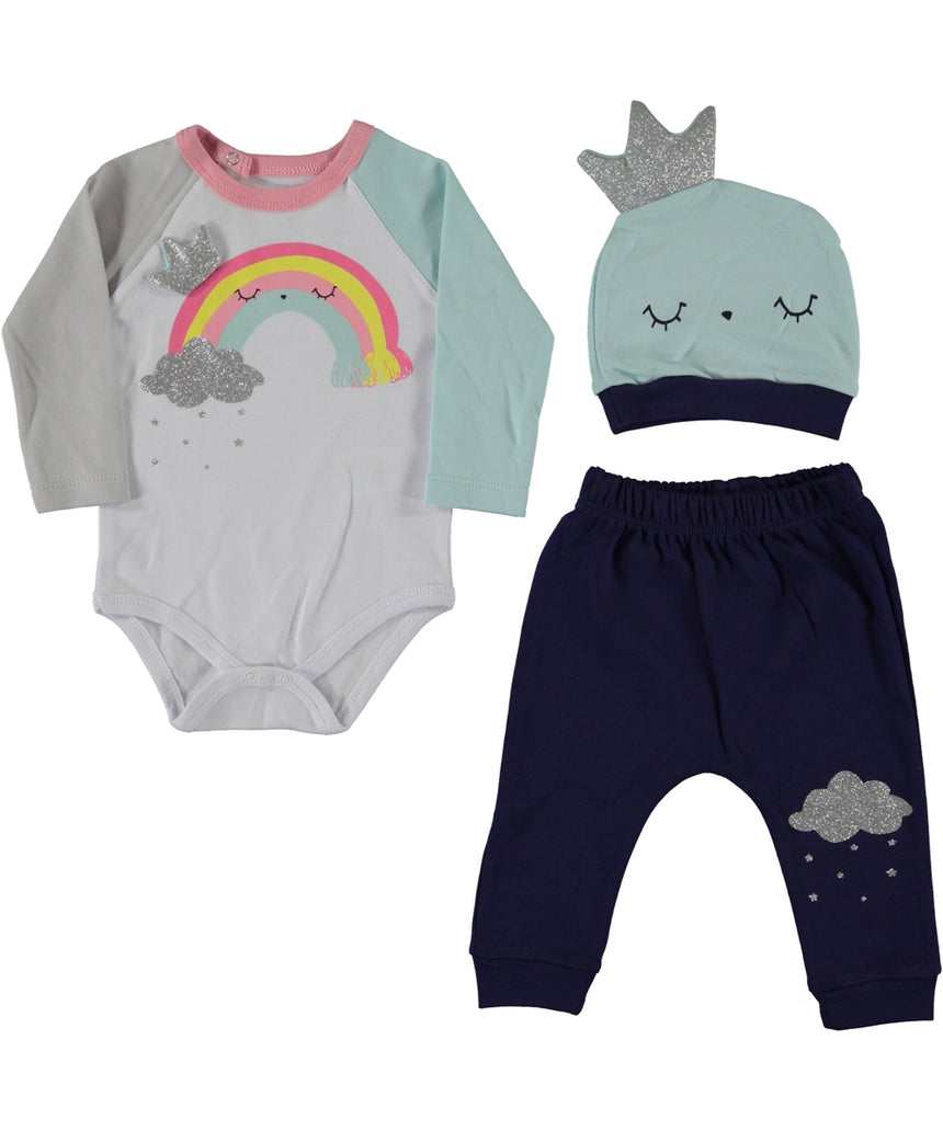 Rainbow Princess Girl Baby Set