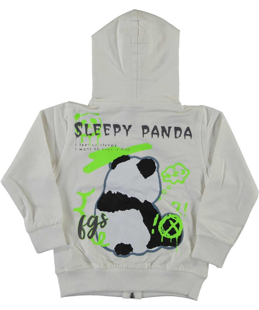 Sleepy Panda Cardigan - Off-White