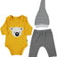 Striped Bear Baby Set