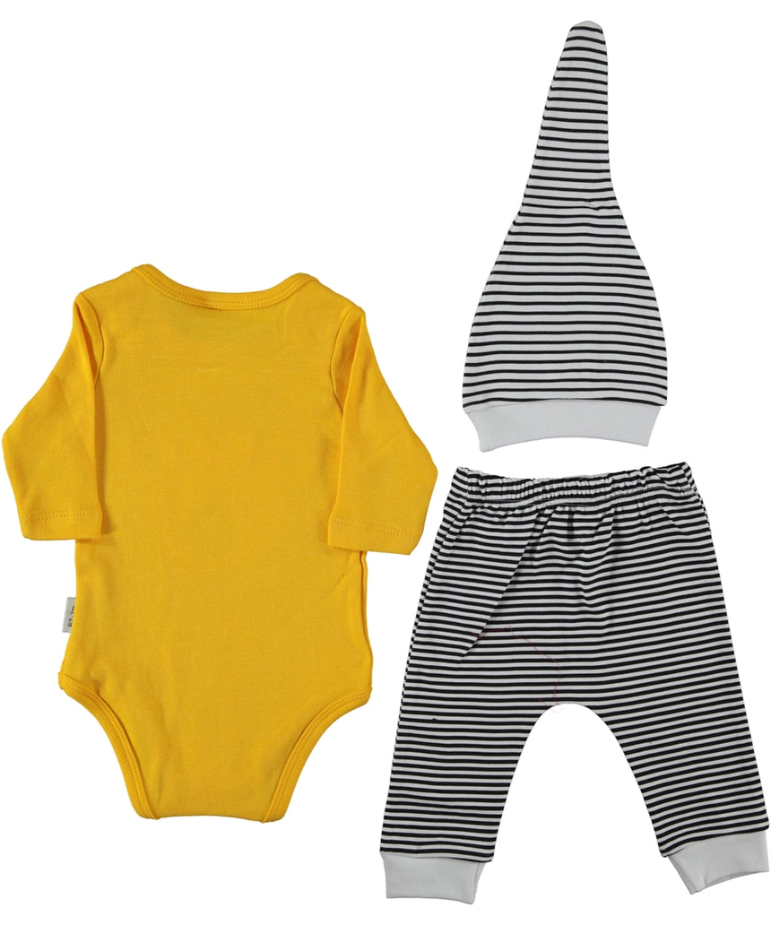 Striped Bear Baby Set