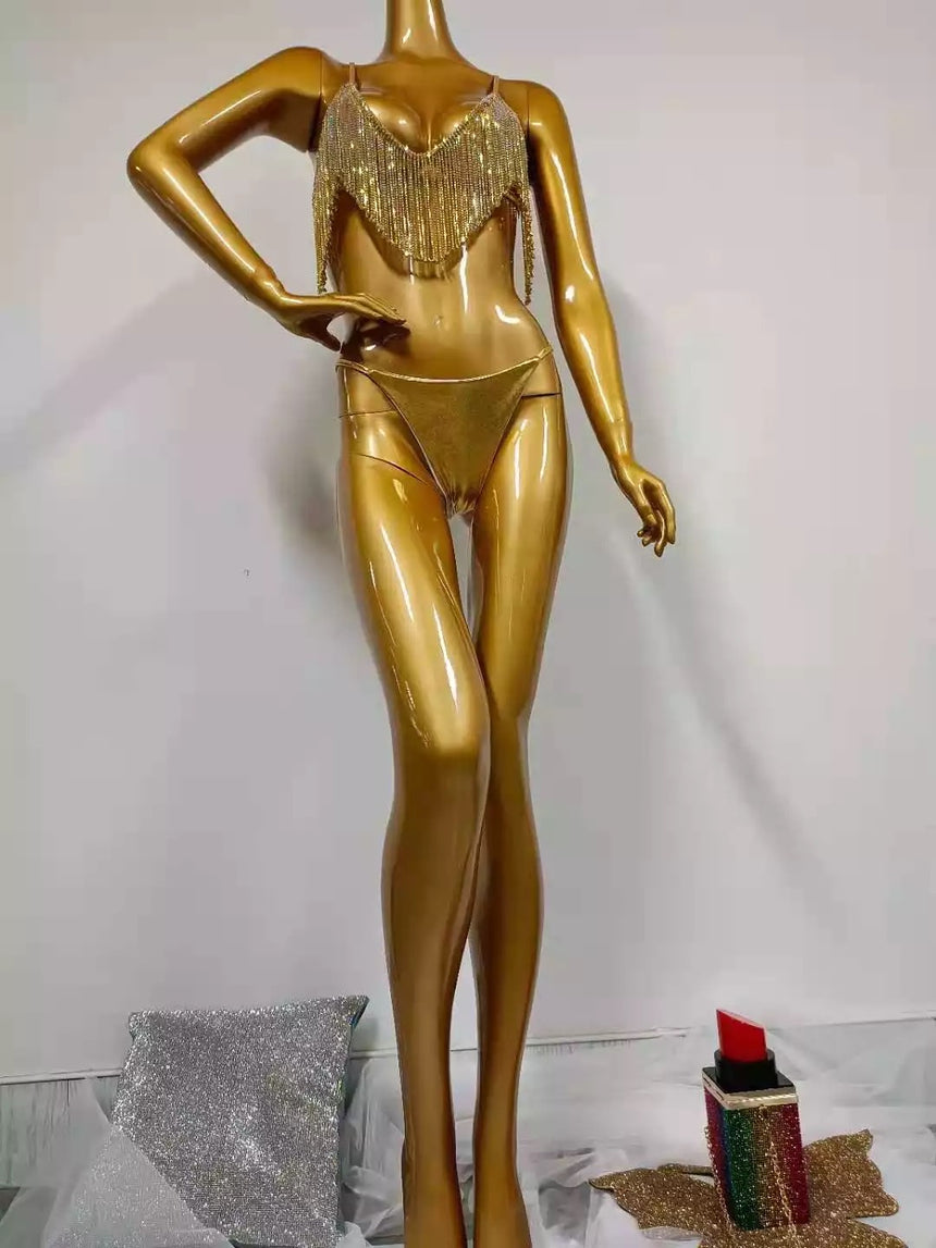 Hot Golden Diamond Bikini