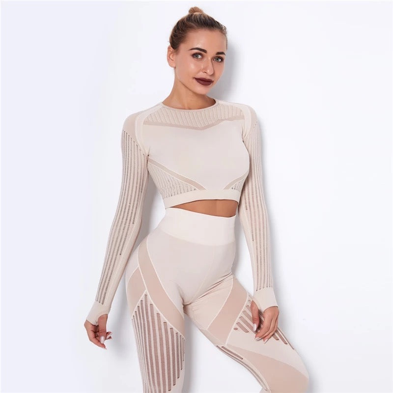 Ripped Mesh Set - Off-white