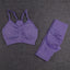 Bubble Butt Purple Biker Set