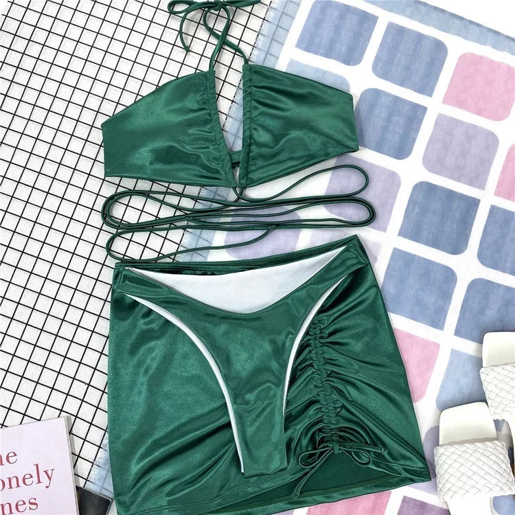 Silky Emerald Bikini