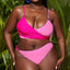 Double Pink Curvaceous Bikini