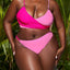 Double Pink Curvaceous Bikini