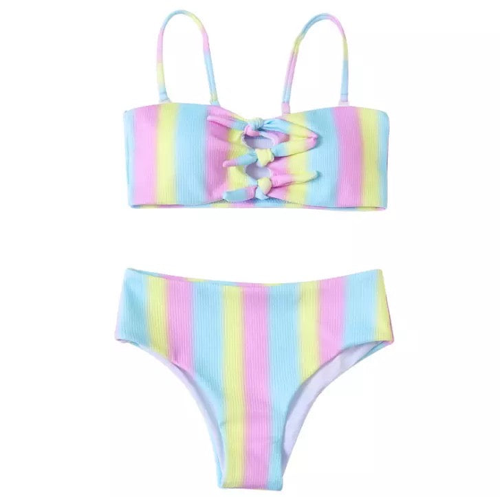 Gradient Stripes Swimsuit