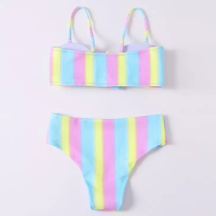 Gradient Stripes Swimsuit