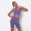 Bubble Butt Purple Biker Set